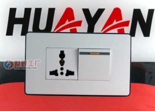 供應二位多功能插座墻壁開關 暗裝面板的電工電氣優選方案